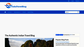 What Indiatravelblog.com website looked like in 2023 (1 year ago)