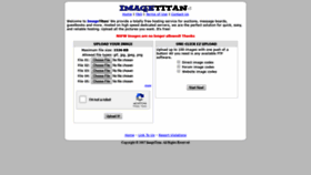 What Imagetitan.com website looked like in 2023 (1 year ago)