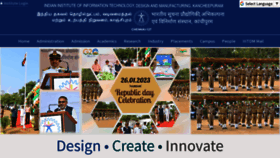 What Iiitdm.ac.in website looked like in 2023 (1 year ago)