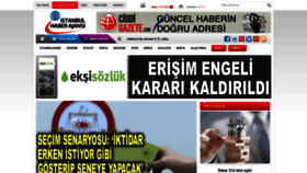 What Istanbulhaber.com.tr website looked like in 2023 (1 year ago)