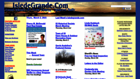 What Isledegrande.com website looked like in 2023 (1 year ago)