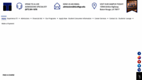 What Iticollege.edu website looked like in 2023 (2 years ago)