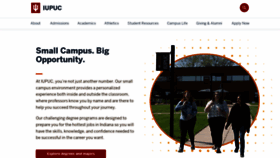 What Iupuc.edu website looked like in 2023 (1 year ago)