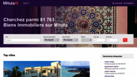 What Immobilier.mitula.tn website looked like in 2023 (1 year ago)