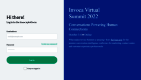 What Invoca.net website looked like in 2023 (1 year ago)