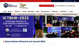 What Iraj.in website looked like in 2023 (1 year ago)