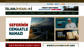 What Islamveihsan.com website looked like in 2023 (1 year ago)