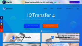 What Iotransfer.net website looked like in 2023 (1 year ago)