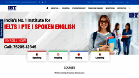 What Ibtenglish.in website looked like in 2023 (1 year ago)
