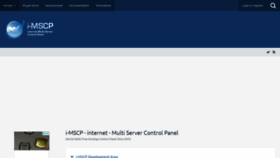 What I-mscp.net website looked like in 2023 (1 year ago)