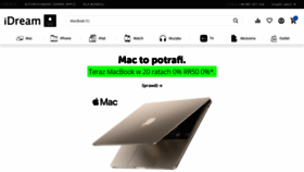 What Idream.pl website looked like in 2023 (1 year ago)