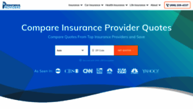 What Insuranceproviders.com website looked like in 2023 (2 years ago)
