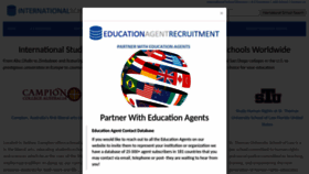 What Internationalschoolguide.com website looked like in 2023 (2 years ago)