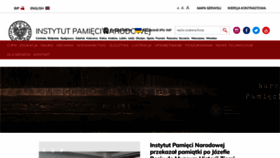What Ipn.gov.pl website looked like in 2023 (1 year ago)
