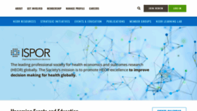 What Ispor.org website looked like in 2023 (1 year ago)