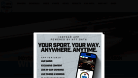 What Indycar.com website looked like in 2023 (1 year ago)