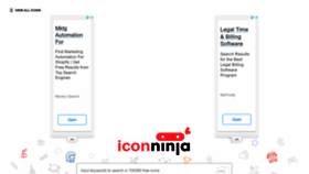 What Iconninja.com website looked like in 2023 (1 year ago)