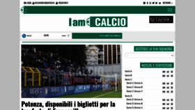 What Iamcalcio.it website looked like in 2023 (1 year ago)