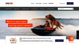 What Ing.com.au website looked like in 2023 (1 year ago)