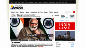 What Indiavision.com website looked like in 2023 (1 year ago)