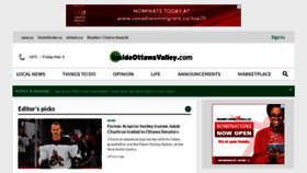 What Insideottawavalley.com website looked like in 2023 (1 year ago)