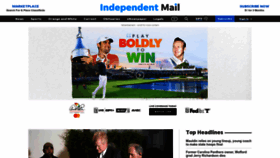 What Independentmail.com website looked like in 2023 (1 year ago)