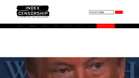 What Indexoncensorship.org website looked like in 2023 (1 year ago)