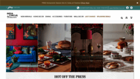 What Indiacircus.com website looked like in 2023 (2 years ago)