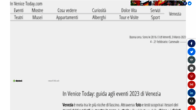 What Invenicetoday.com website looked like in 2023 (1 year ago)
