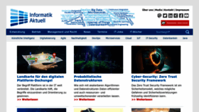 What Informatik-aktuell.de website looked like in 2023 (1 year ago)