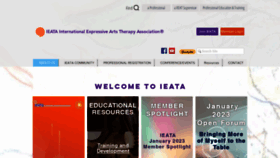 What Ieata.org website looked like in 2023 (1 year ago)