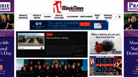 What Illinoistimes.com website looked like in 2023 (1 year ago)