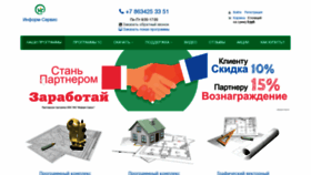 What Inform-service.ru website looked like in 2023 (1 year ago)