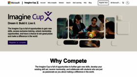 What Imaginecup.com website looked like in 2023 (1 year ago)