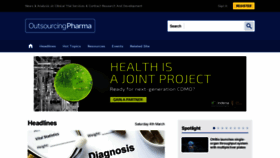 What In-pharmatechnologist.com website looked like in 2023 (1 year ago)