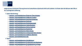 What Ihk.de website looked like in 2023 (1 year ago)