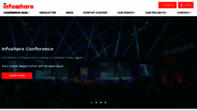 What Infoshare.pl website looked like in 2023 (1 year ago)