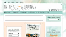 What Intimateweddings.com website looked like in 2023 (1 year ago)
