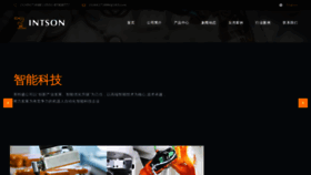 What Intson.cn website looked like in 2023 (1 year ago)
