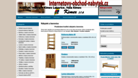 What Internetovy-obchod-nabytek.cz website looked like in 2023 (1 year ago)