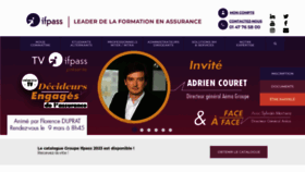 What Ifpass.fr website looked like in 2023 (1 year ago)
