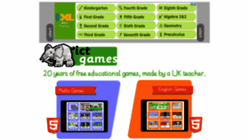 What Ictgames.com website looked like in 2023 (1 year ago)