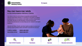What Immune.org.nz website looked like in 2023 (1 year ago)
