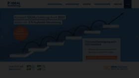 What Ideal-versicherung.de website looked like in 2023 (1 year ago)