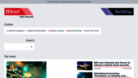 What Itbrief.co.nz website looked like in 2023 (1 year ago)