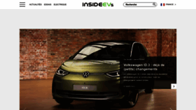 What Insideevs.fr website looked like in 2023 (1 year ago)
