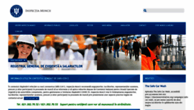 What Inspectiamuncii.ro website looked like in 2023 (1 year ago)