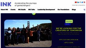 What Inktalks.com website looked like in 2023 (3 years ago)
