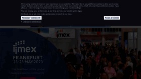 What Imex-frankfurt.com website looked like in 2023 (1 year ago)