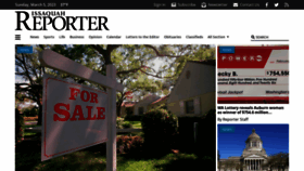 What Issaquahreporter.com website looked like in 2023 (1 year ago)